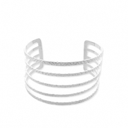 Stainless Steel - Rostfrei Stahl Armbänder Bangle Silver