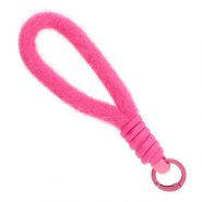 Musthave Segeltau-Handykette Pluche Dark pink