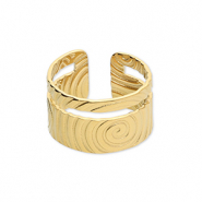 Stainless Steel - Rostfrei Stahl Ringe Gold