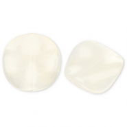 Perlen aus Acryl Organic Off white