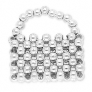 Statement-Anh&auml;nger Handbag Silver