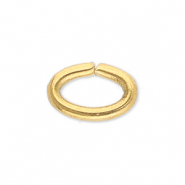 Zubeh&ouml;r aus Stainless Steel - Rostfreiem Stahl Bindering Oval Gold