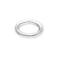 Zubeh&ouml;r aus Stainless Steel - Rostfreiem Stahl Bindering Oval Silver