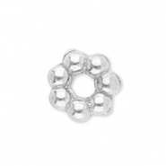 Perlen aus Stainless Steel - Rostfreiem Stahl Spacer Bali Ring 3 mm Silver