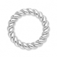 Zubehör aus Stainless Steel - Rostfreiem Stahl Ring 8 mm Silver
