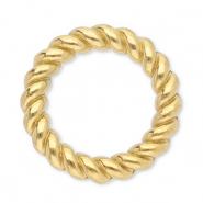 Zubehör aus Stainless Steel - Rostfreiem Stahl Ring 10 mm Gold