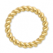 Zubehör aus Stainless Steel - Rostfreiem Stahl Ring 12 mm Gold