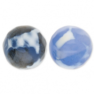 Perlen Naturstein Chalcedon 8 mm Blue-white