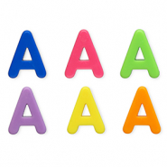 Acryl Buchstaben A Multicolour