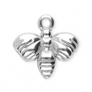 Anh&auml;nger aus Stainless Steel - Rostfreiem Stahl Bee Silver