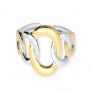 Stainless Steel - Rostfrei Stahl Ringe Silver-gold