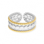 Stainless Steel - Rostfrei Stahl Ringe Silver-gold