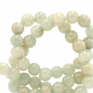 6mm Perlen Naturstein Ice green