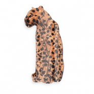 Haarschmuck Haarklemme Leopard Pearl shine brown-black
