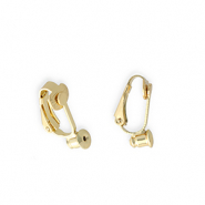 Zubeh&ouml;r Eco-brass&reg; Metall DQ&reg; Clip-Ohrringe mit Verschluss Gold (Nickelfrei)