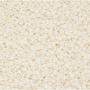 Miyuki 15/0 Rocailles Ceylon Ivory Pearl White 15-591
