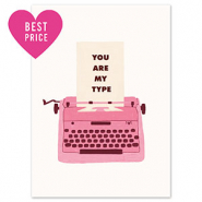 BY31&reg; Karten f&uuml;r Schmuck "You are my type" White-dark pink-dark brown-beige