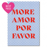 BY31&reg; Karten f&uuml;r Schmuck "More amor" Light blue-white-red