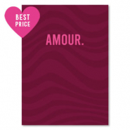 Karten f&uuml;r Schmuck "amour" Red