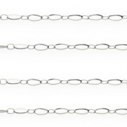 Zubehör aus Stainless Steel - Rostfreiem Stahl Gliederkette Silber