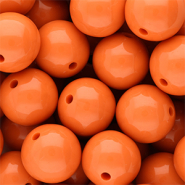 16 mm DQ Perlen aus Acryl shiny Orange peel 16-1359 TCX