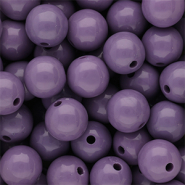 12 mm DQ Perlen aus Acryl shiny Purple haze 18-3718 TCX