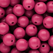 12 mm DQ Perlen aus Acryl shiny Rose violet 17-2624 TCX