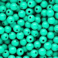 10 mm DQ Perlen aus Acryl shiny Cabbage green 13-5714 TCX