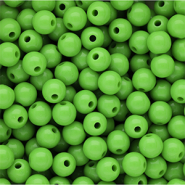 10 mm DQ Perlen aus Acryl shiny Vibrant green 16-6339 TCX