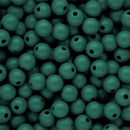 10 mm DQ Perlen aus Acryl shiny Mediterranea green 19-4517 TCX