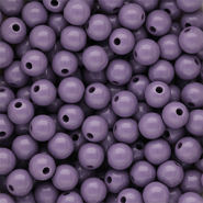 8 mm DQ Perlen aus Acryl shiny Purple haze 18-3718 TCX