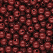8 mm DQ Perlen aus Acryl shiny Salsa red 18-1657 TCX