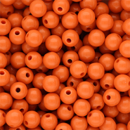 8 mm DQ Perlen aus Acryl shiny Orange peel 16-1359 TCX