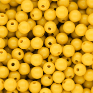 8 mm DQ Perlen aus Acryl shiny Vibrant yellow 13-0858 TCX