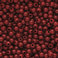 6 mm DQ Perlen aus Acryl shiny Salsa red 18-1657 TCX