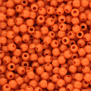 6 mm DQ Perlen aus Acryl shiny Orange peel 16-1359 TCX