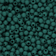4 mm DQ Perlen aus Acryl shiny Mediterranea green 19-4517 TCX