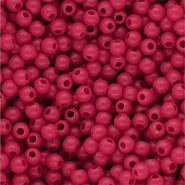 4 mm DQ Perlen aus Acryl shiny Fuchsia 17-2031 TCX