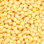 4 mm DQ Perlen aus Acryl shiny Pastel yellow 11-0616 TPG