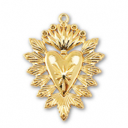Anh&auml;nger Metall Heart Gold