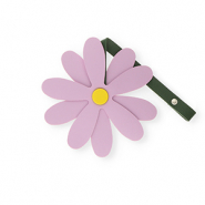 Statement-Anh&auml;nger Flower Mauve purple-yellow-dark green