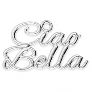 Anhänger Metall "Ciao Bella" Silver