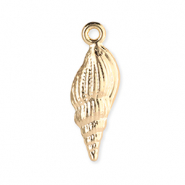 Anhänger Metall Shell Gold