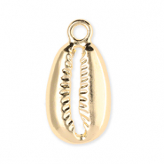 Anhänger Metall Cowrie Gold