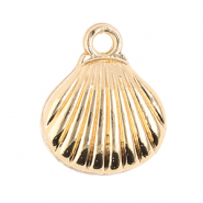 Anhänger Metall Shell Gold