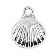 Anhänger Metall Shell Silver