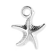 Anhänger Metall Starfish Silver