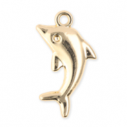 Anhänger Metall Dolphin Gold