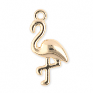 Anh&auml;nger Metall Flamingo Gold