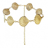 Bauchkettchen Shells Gold